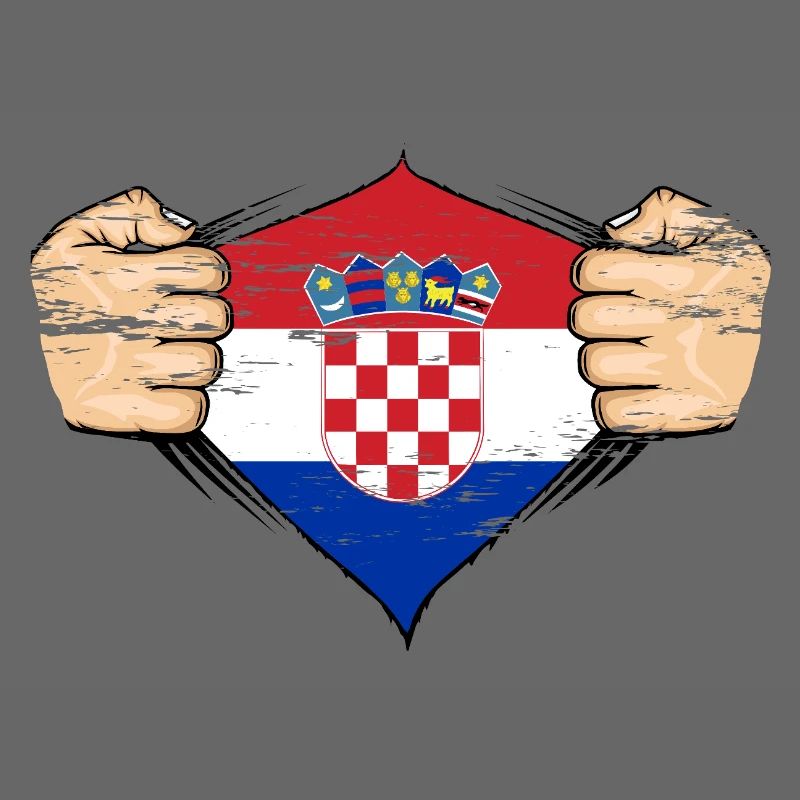 Drapeau de la Croatie utilisé