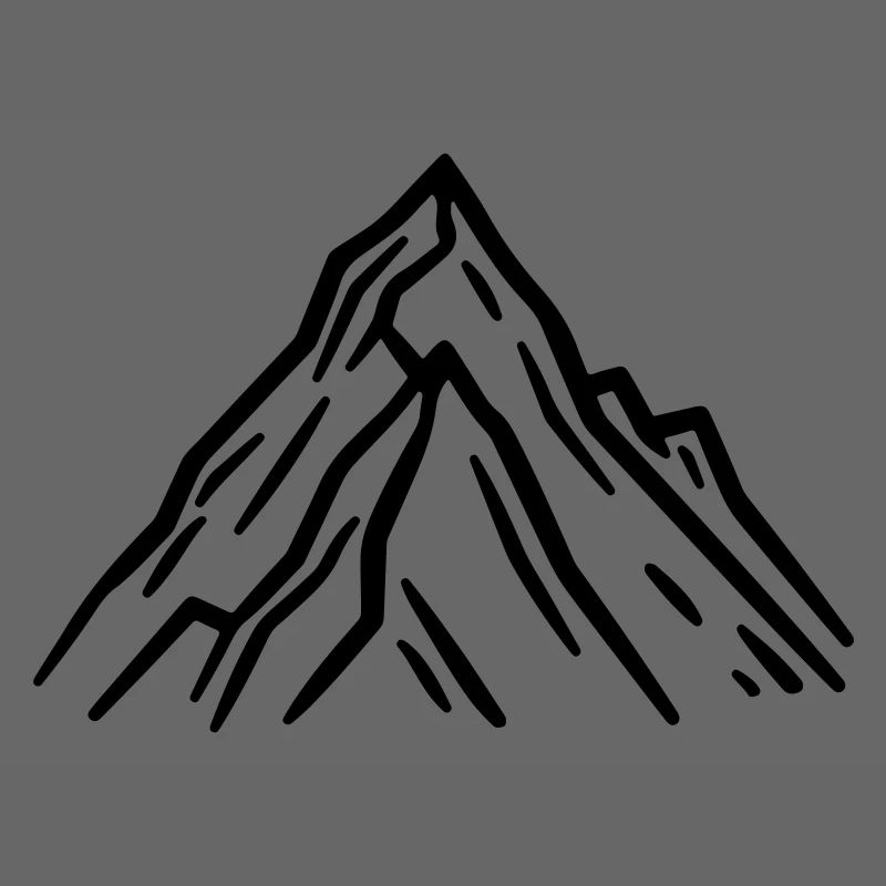 Mountains Symbol Rocks