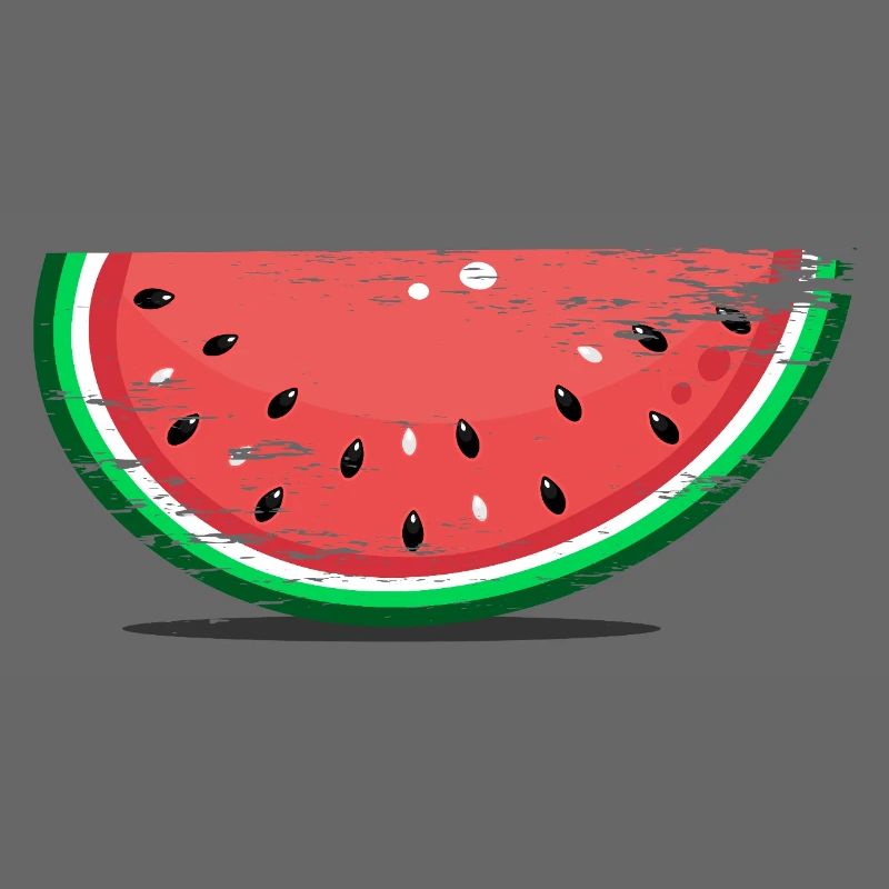 Tranche de conception de pastèque utilisée