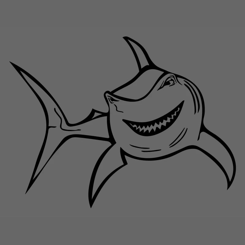 Funny shark