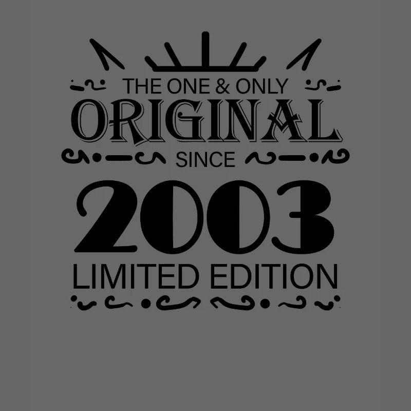 2003 - Année de construction 2003 - Né en 2003