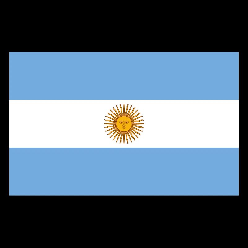 Autocollant drapeau de l'Argentine Aufkleber Argentinien