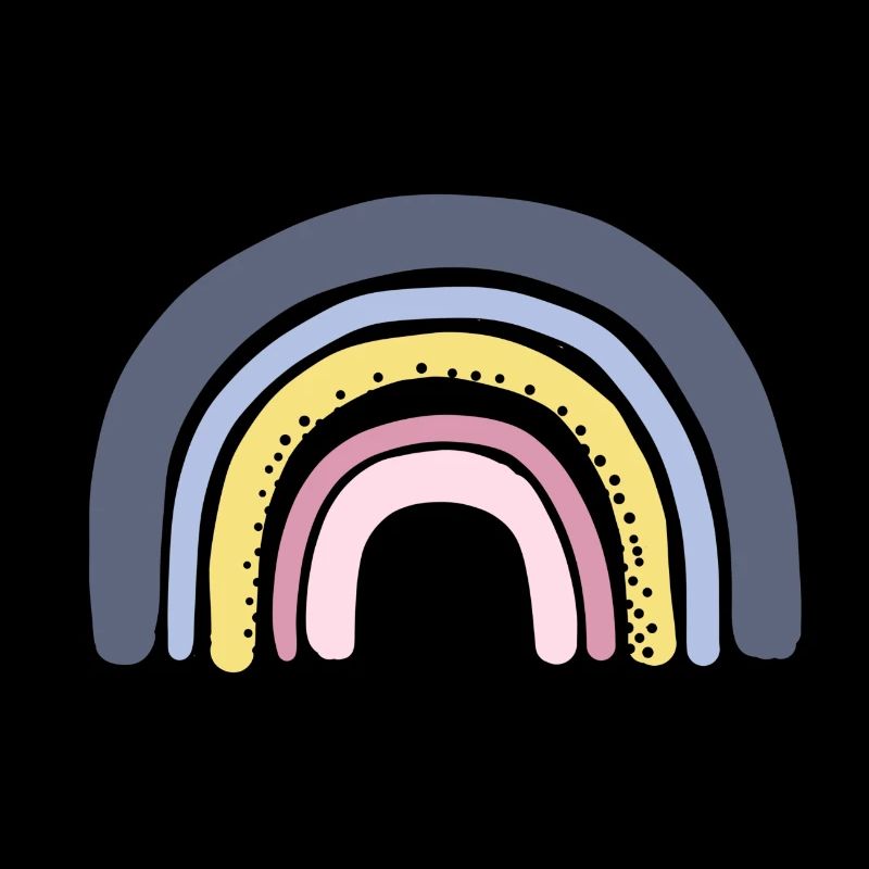 Regenbogen pastell