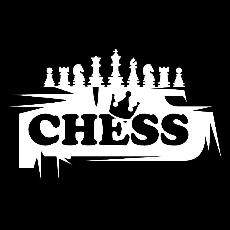 Schach Graffiti Schachfiguren Illustration icon