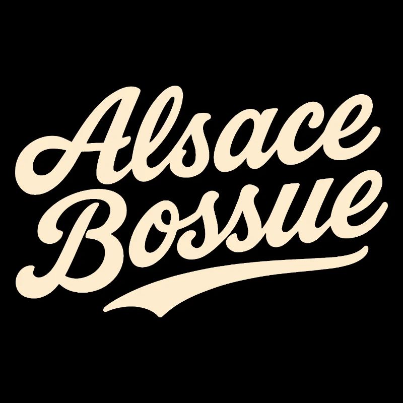 Alsace Bossue lettering
