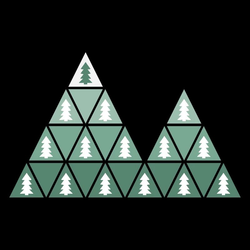 Sapins et montagnes
