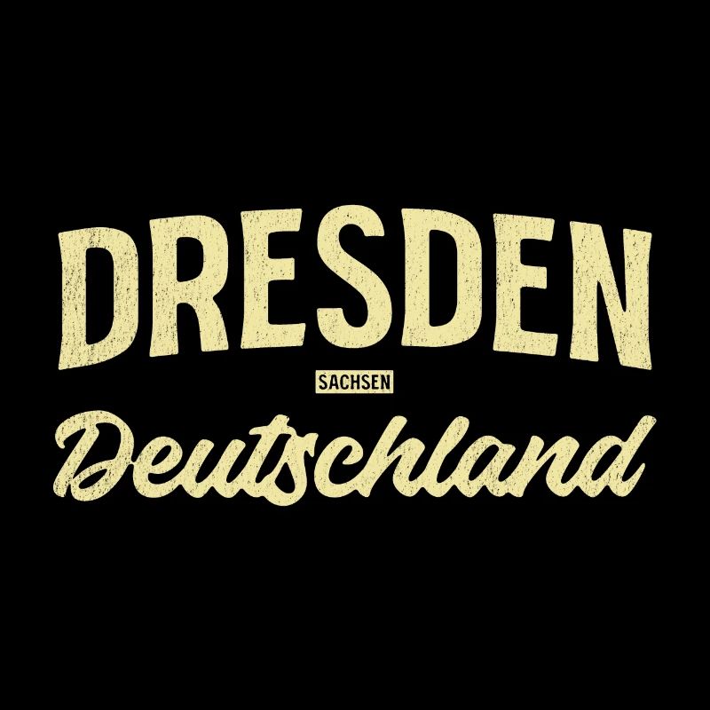 Dresden Retro Schriftprint