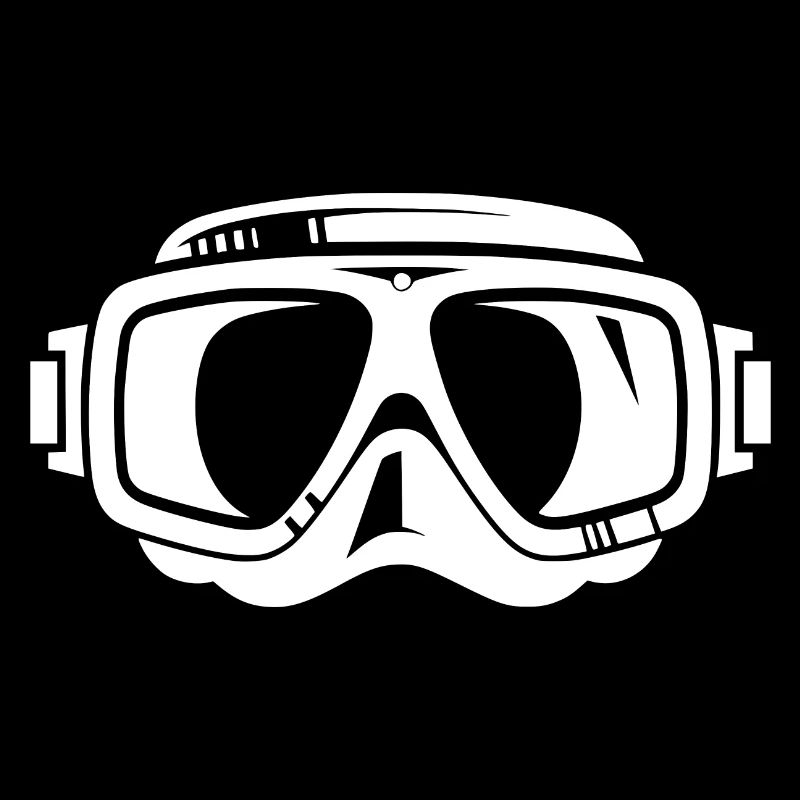 Diving Mask Logo Style