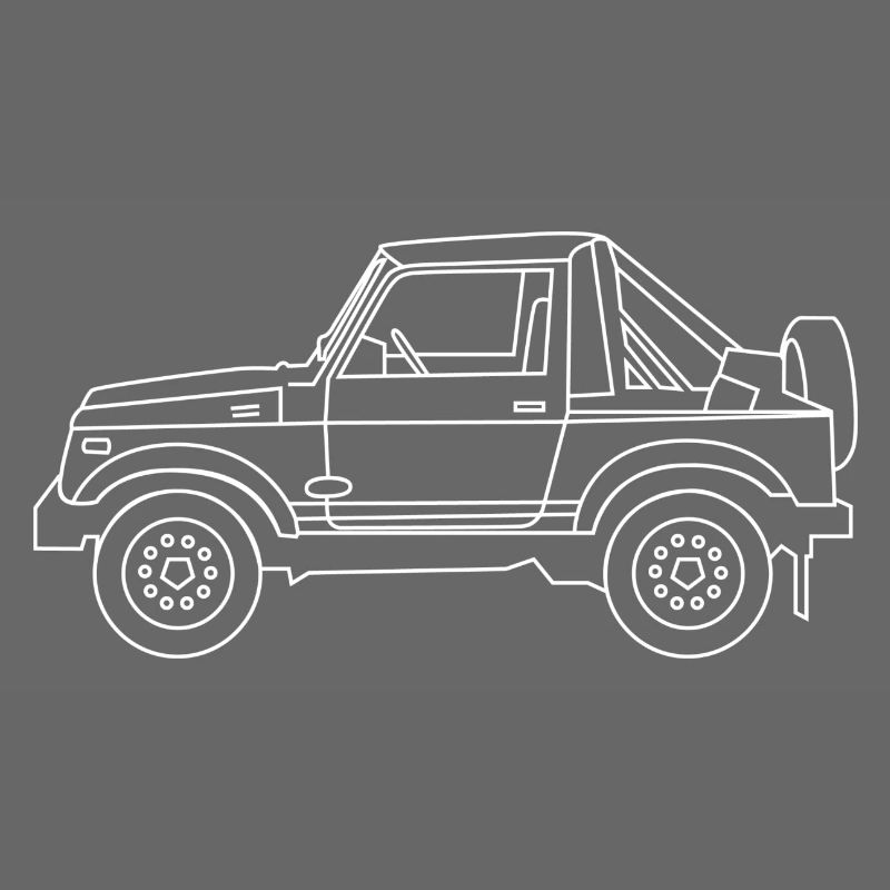 4X4 blanc Samurai