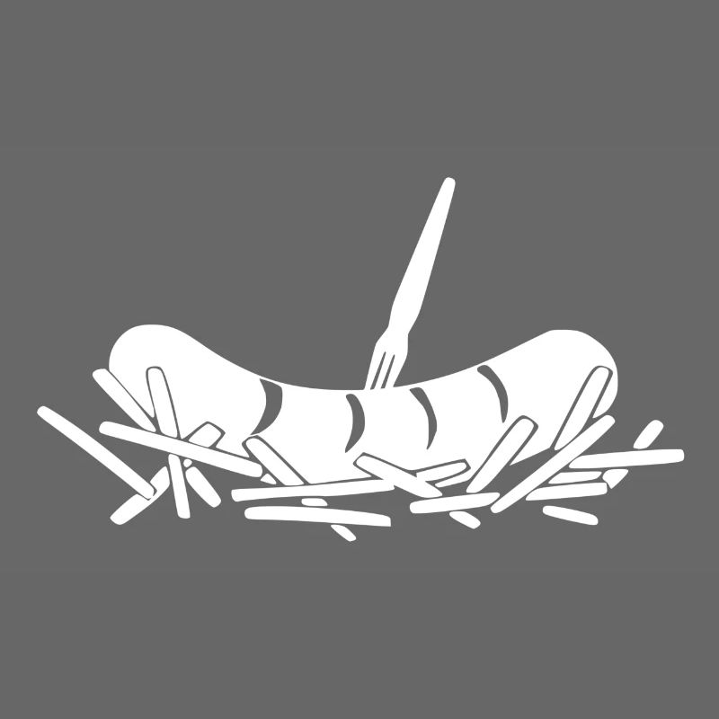 Frites currywurst