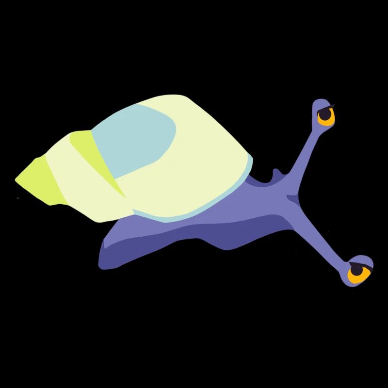 Violet escargot