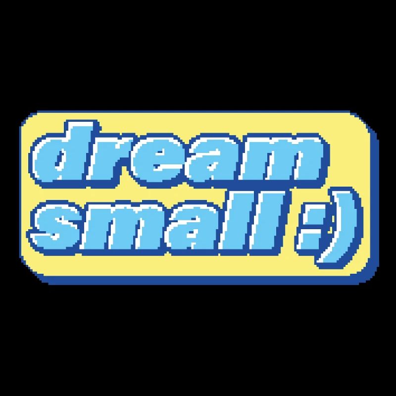 Retro Pixel Dream – Motivation ironique