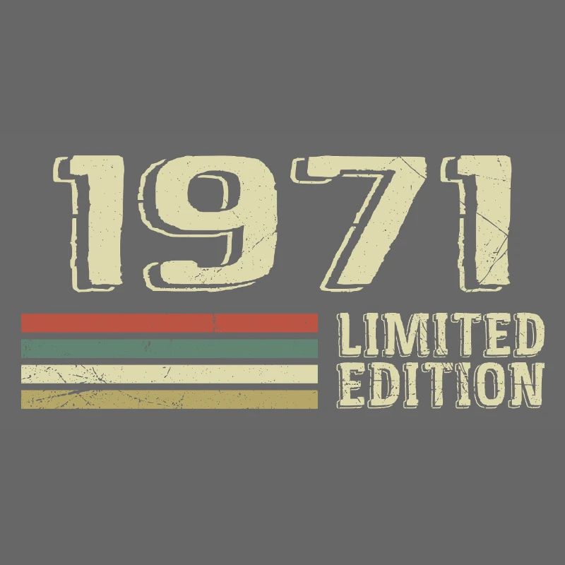 Nées en 1971 anniversaire 1971 Vintage 1971