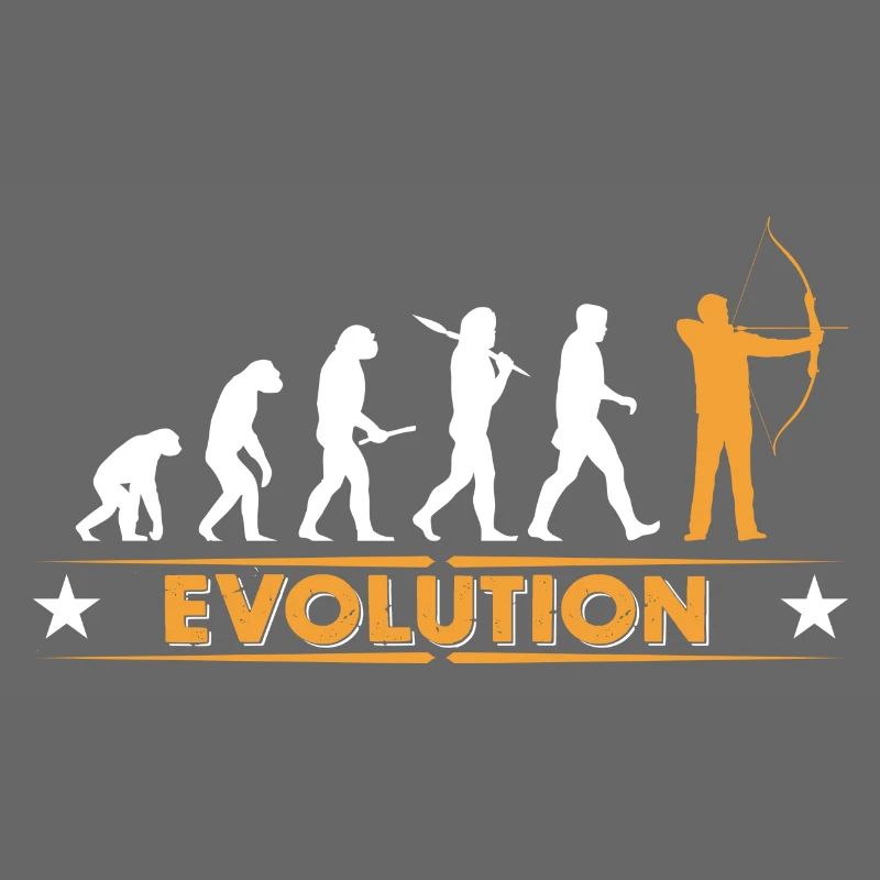 Evolution de tir à l’arc - orange/blanc