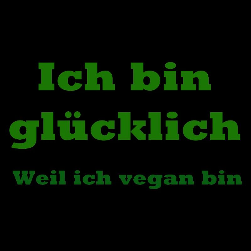 glücklicher Veganer