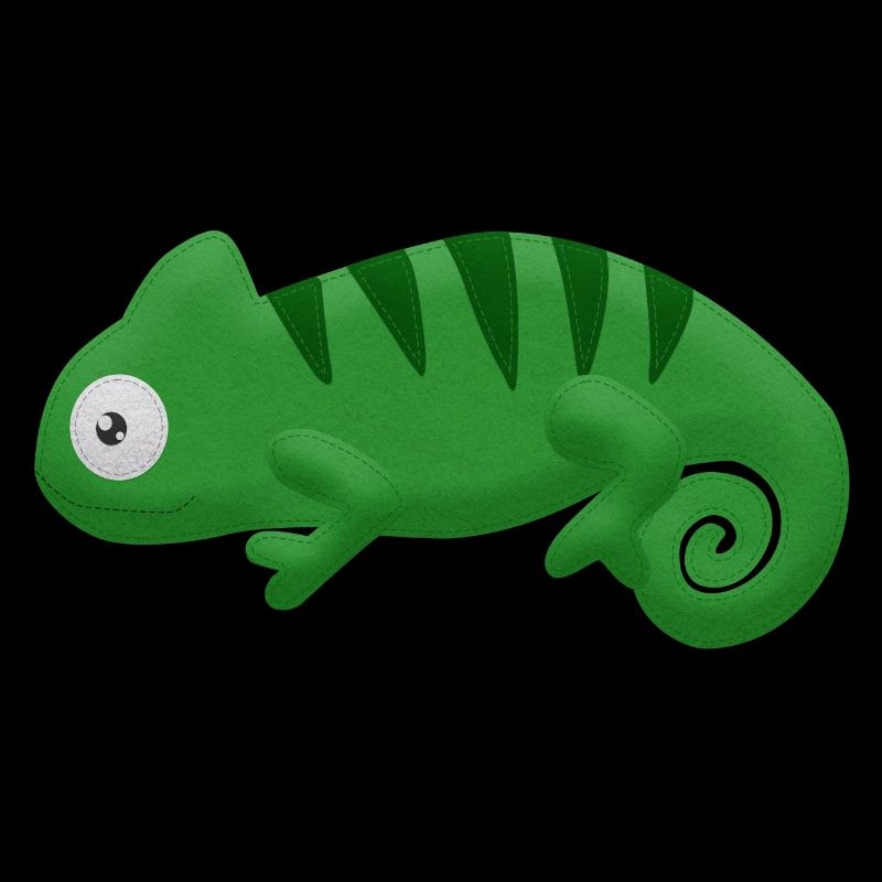 Felt Chameleon