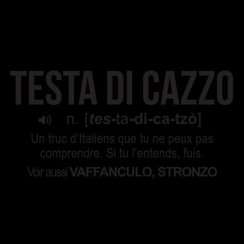testa di cazzo definition