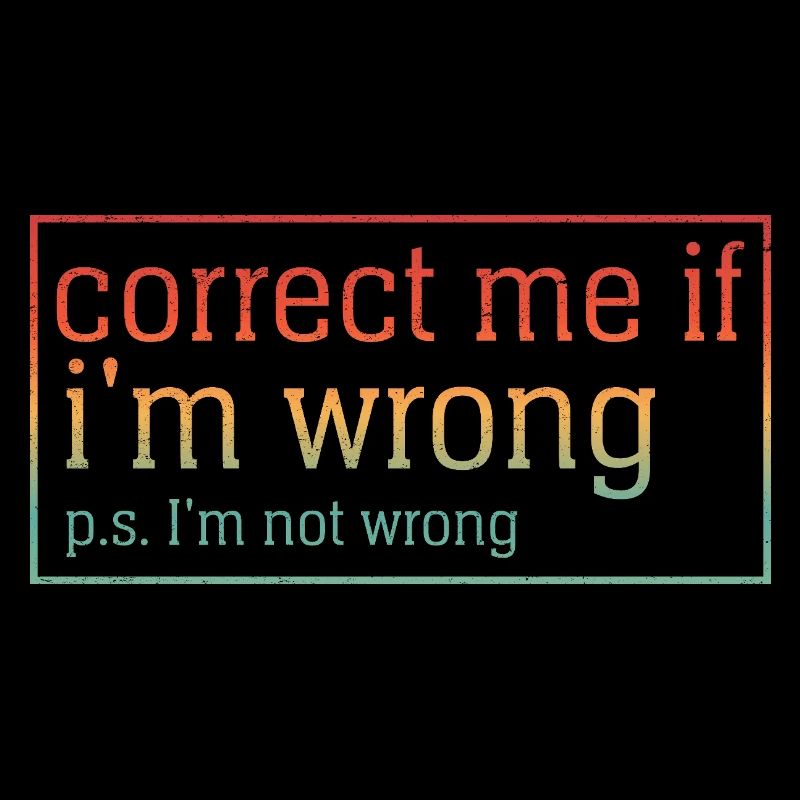 Correct me if I'm wrong