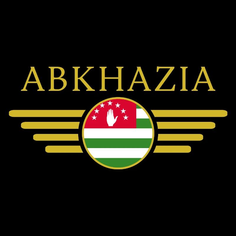 J’aime l’Abkhazie, T-shirt design de style élégance