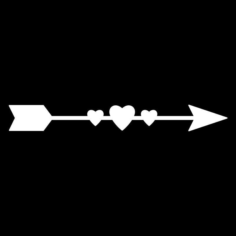 Flèche avec coeur