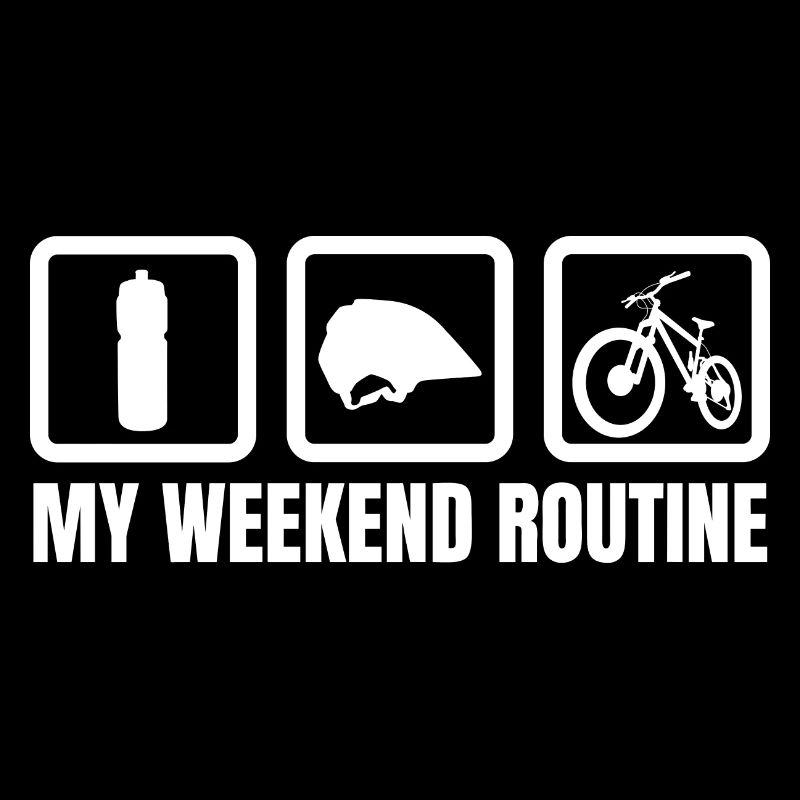 Mountainbike Wochenendroutine