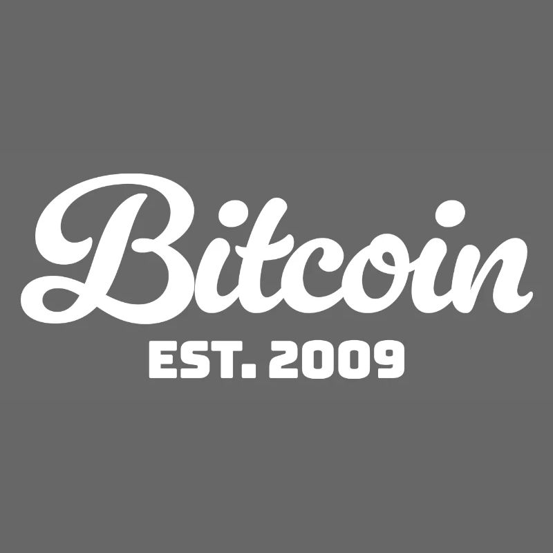 Bitcoin Est. 2009 – Classic Crypto Design