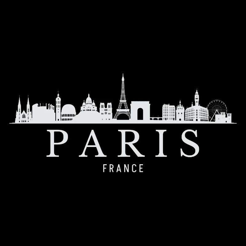 Pariser Skyline, Paris, Frankreich