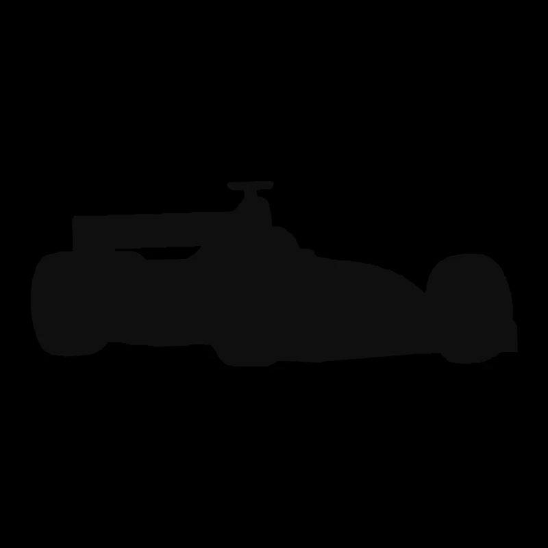 F1 Rennwagen-Silhouette