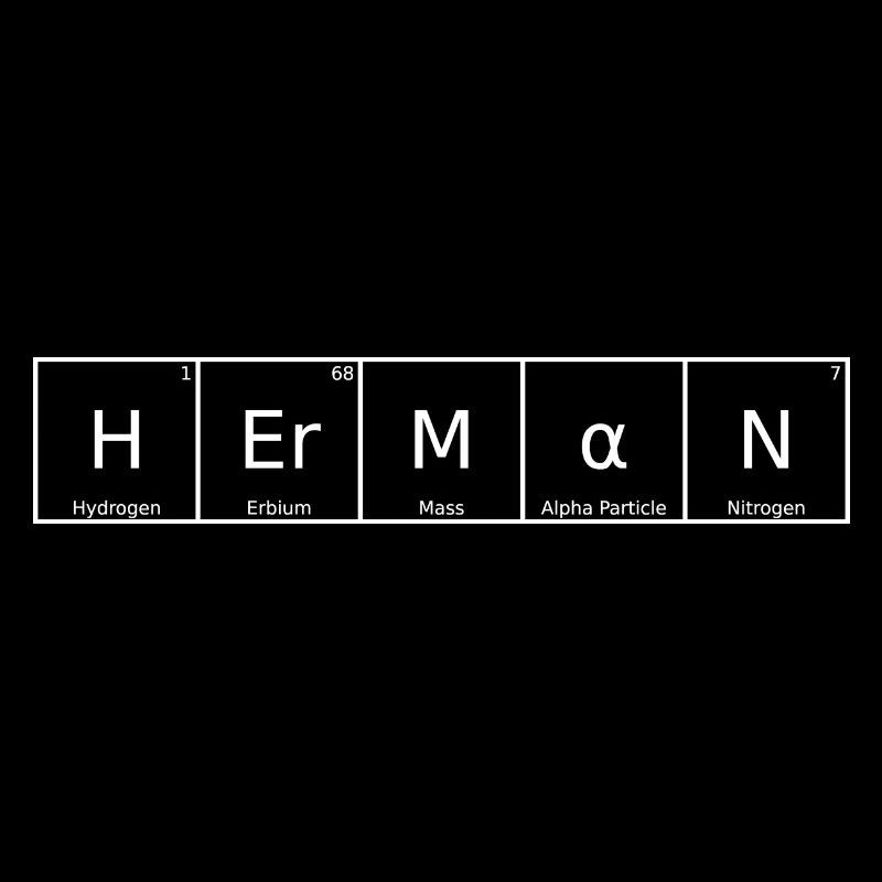Herman Nom Prénom Chimie Tableau périodique Eléments