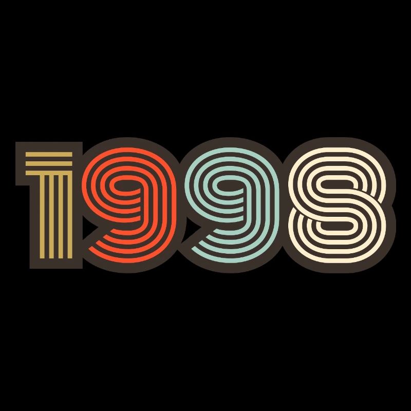 1998 rétro vintage