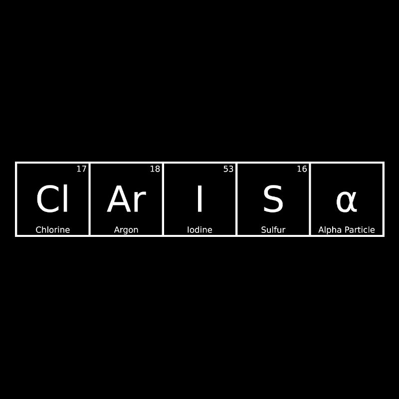 Clarisa Name Vorname Chemie Periodensystem Element
