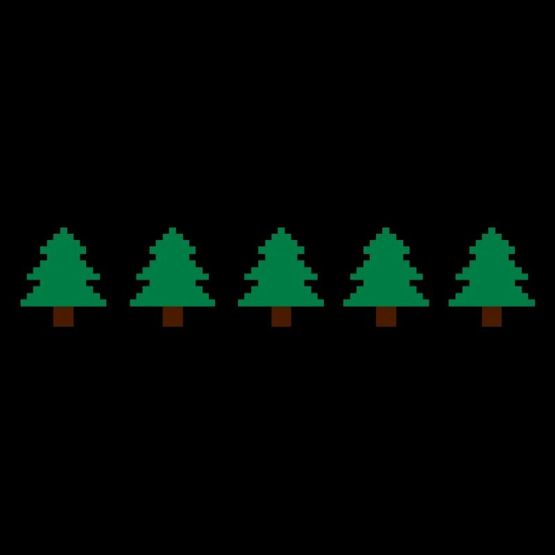 Weihnachtsbäume Pixel