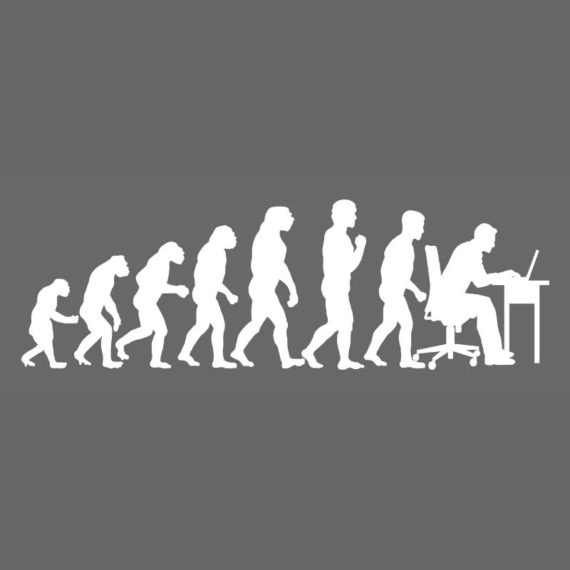 Evolution Computer Technician Nerd Programming