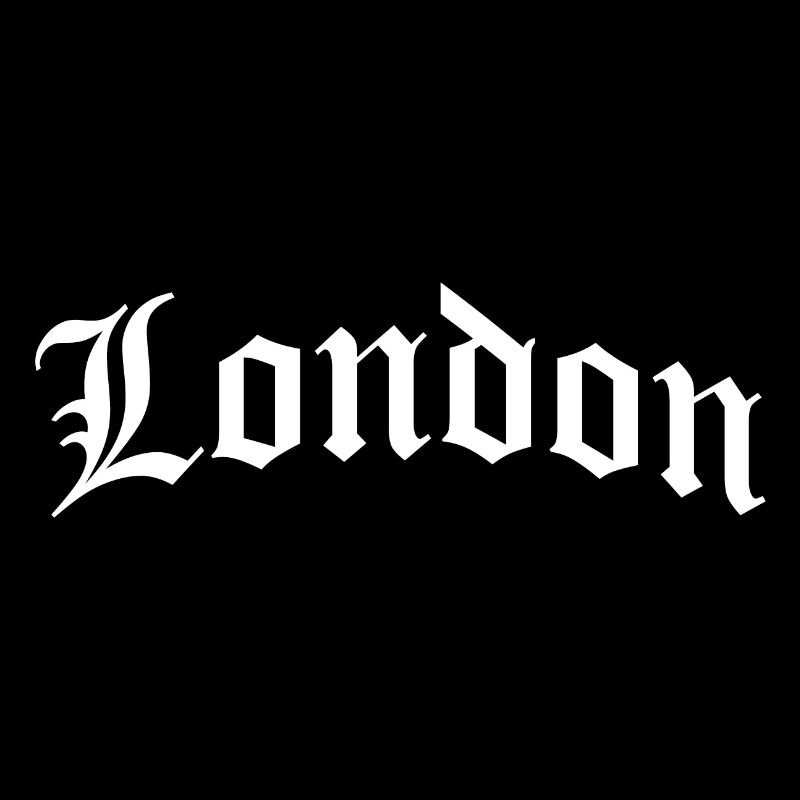 Classic London University Style Logo