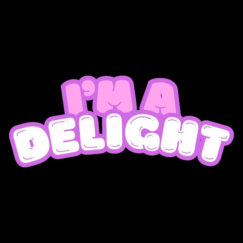 Im Delight Bubble Text
