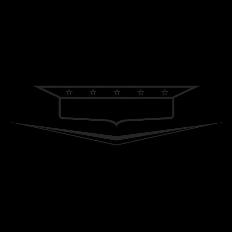 Classic Car Emblem frame empty, design yourself