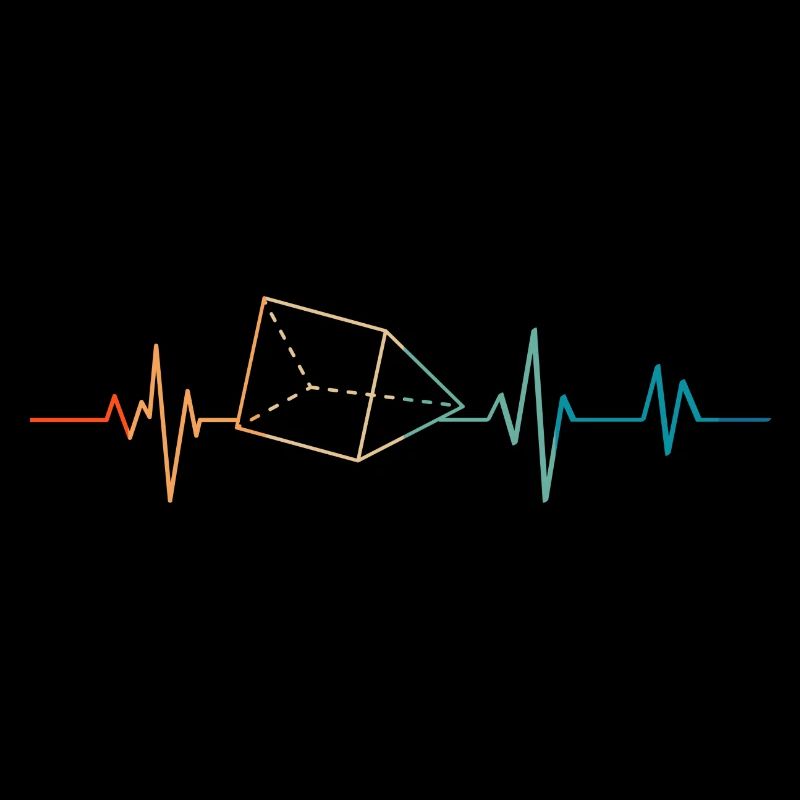 Battement de coeur rétro prisme