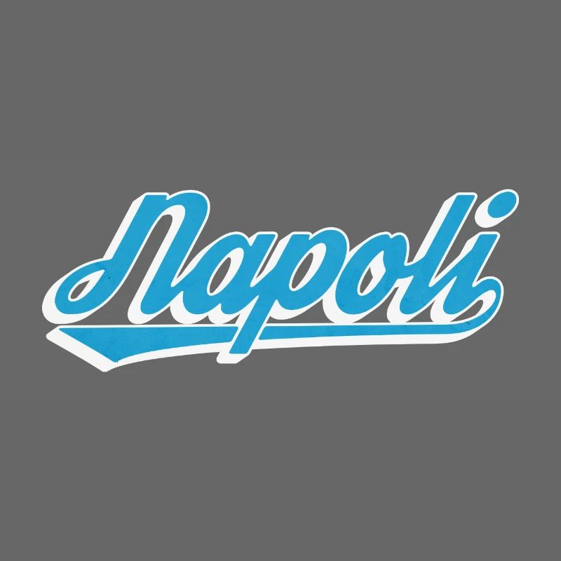 Napoli Retro Script Blue