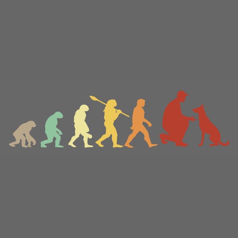 Evolution Funny Belgian Malinois Shepherd Dog