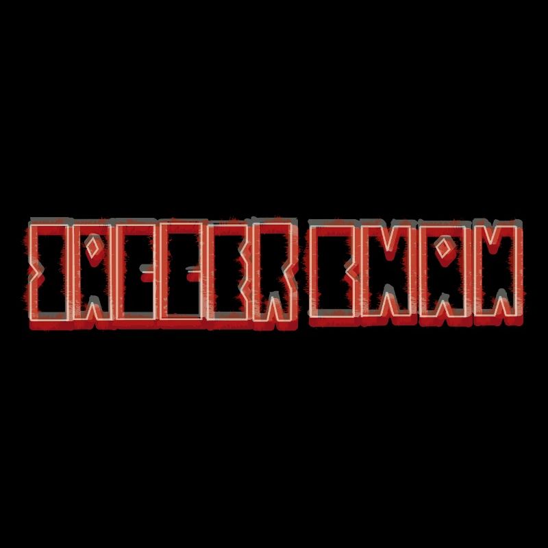 JaggerChan Schriftzug Dick red