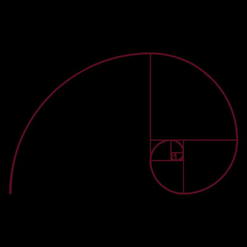 Goldene Spirale, Schnitt, Phi, Fibonacci, Physik