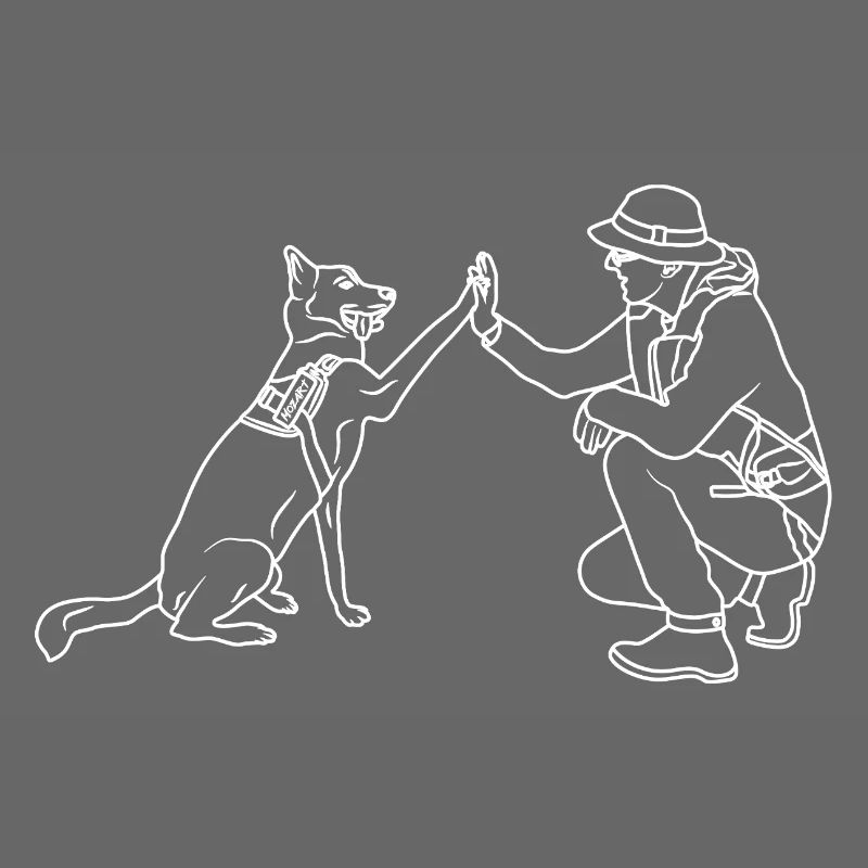 Hund High Five