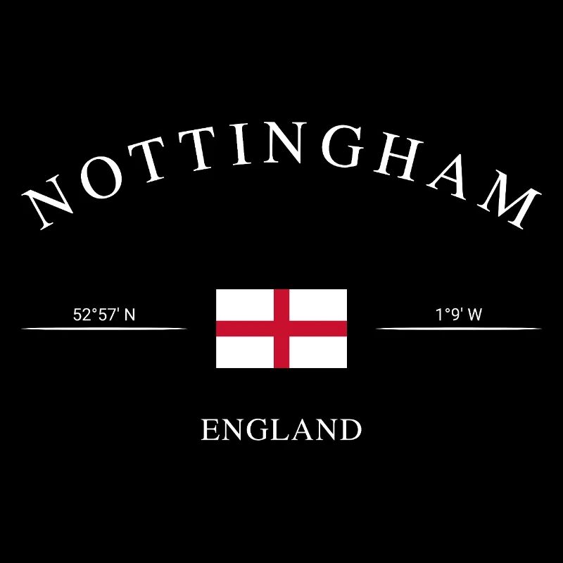 Nottingham, Angleterre – Souvenir et cadeau de Noël