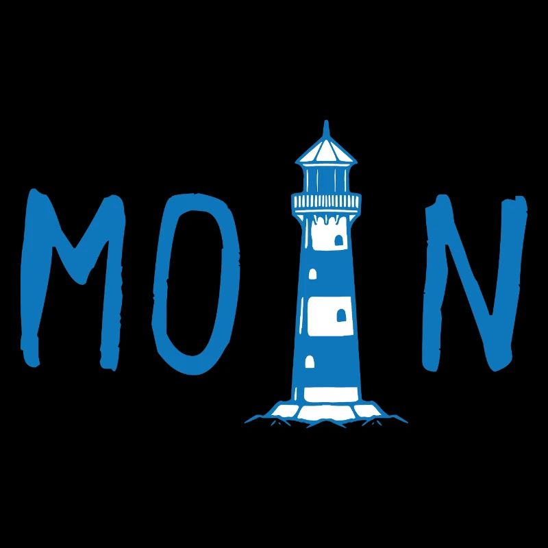 Moin mit Leuchtturm