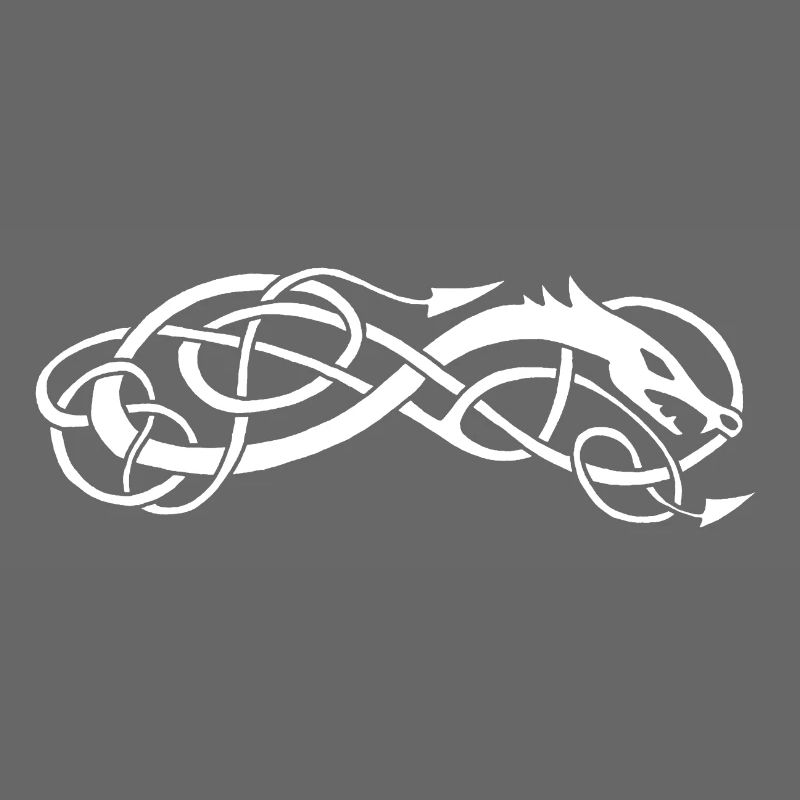 Serpent celte blanc