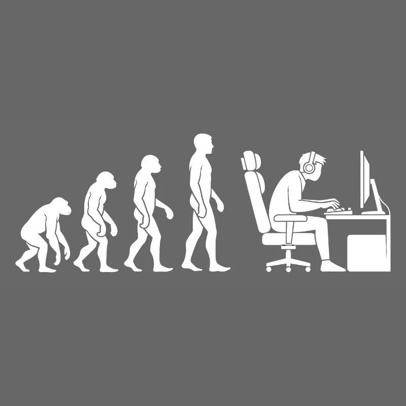 Evolution ends at the desk