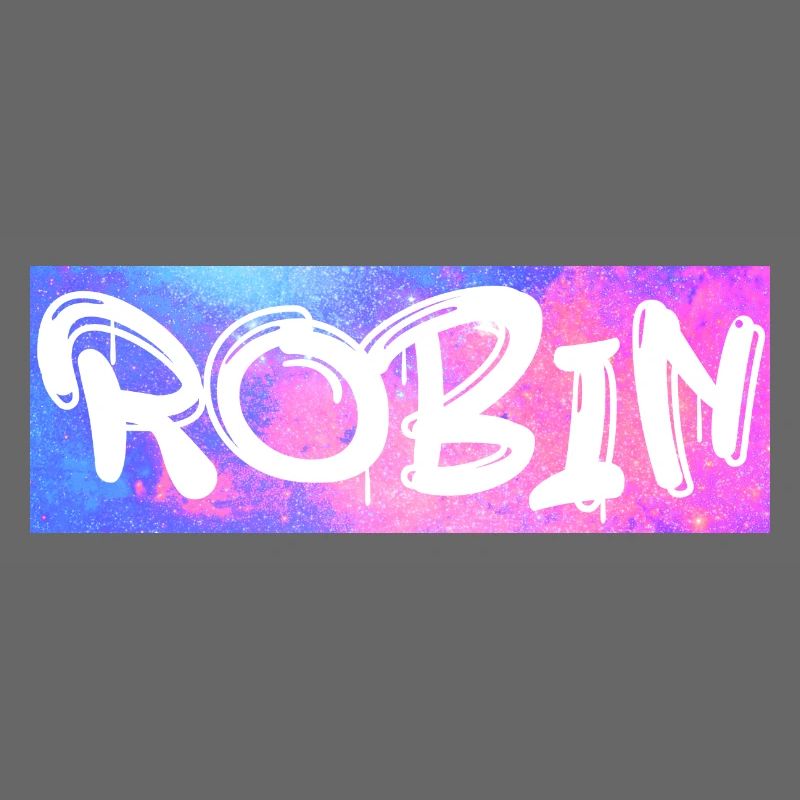 Robin Name Geschenk Geschenkidee Galaxie