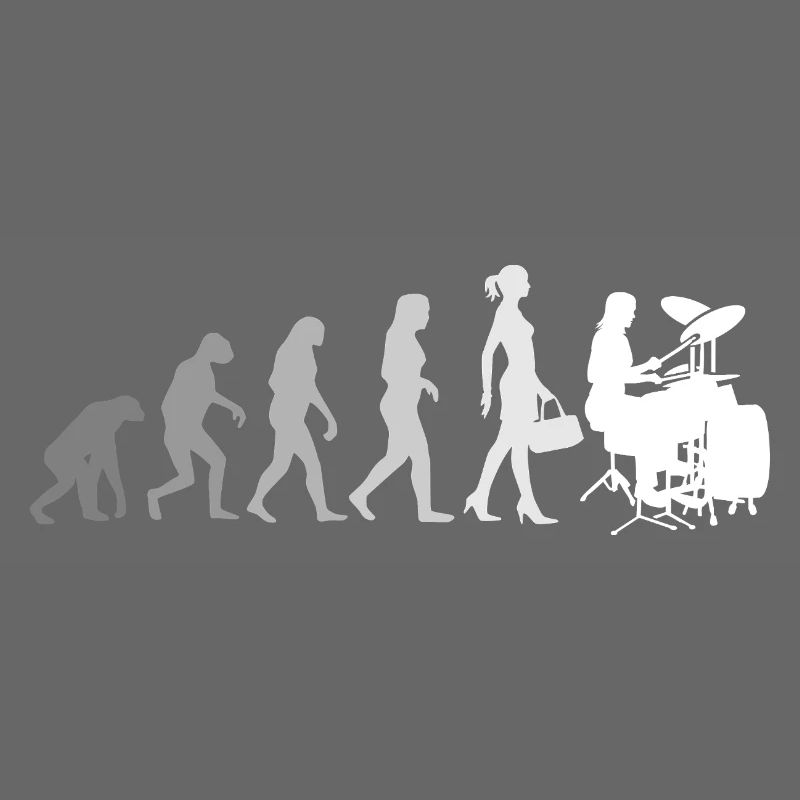 Evolution Schlagzeugerin Percussion Drummer