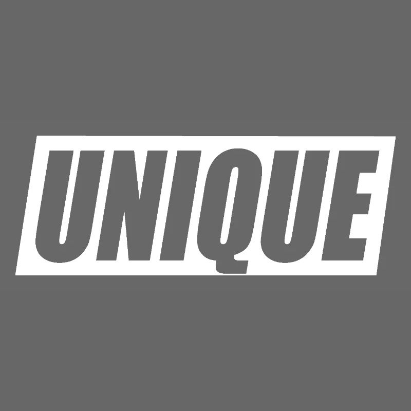 Unique Einzigartig Unikat Selbstwert Einzig Artig