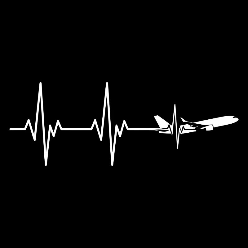 Awesome Airplane Heartbeat Pilot Piloting Aviation